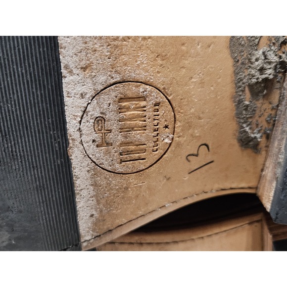 Men's Horse Power Top Hand Collection Shrunken Shoulder 16" Black Top HP9508 11D - Picture 11 of 12